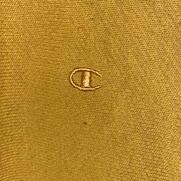 Champion Men’s Gold Crewneck Sweater - Picture 3 of 3